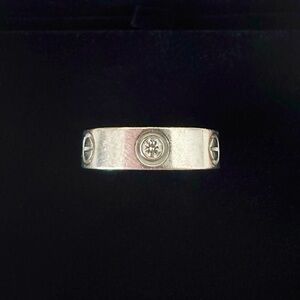 Cartier LOVE RING, 3 DIAMONDS, White Gold, Size US 6 1/4 (53mm)